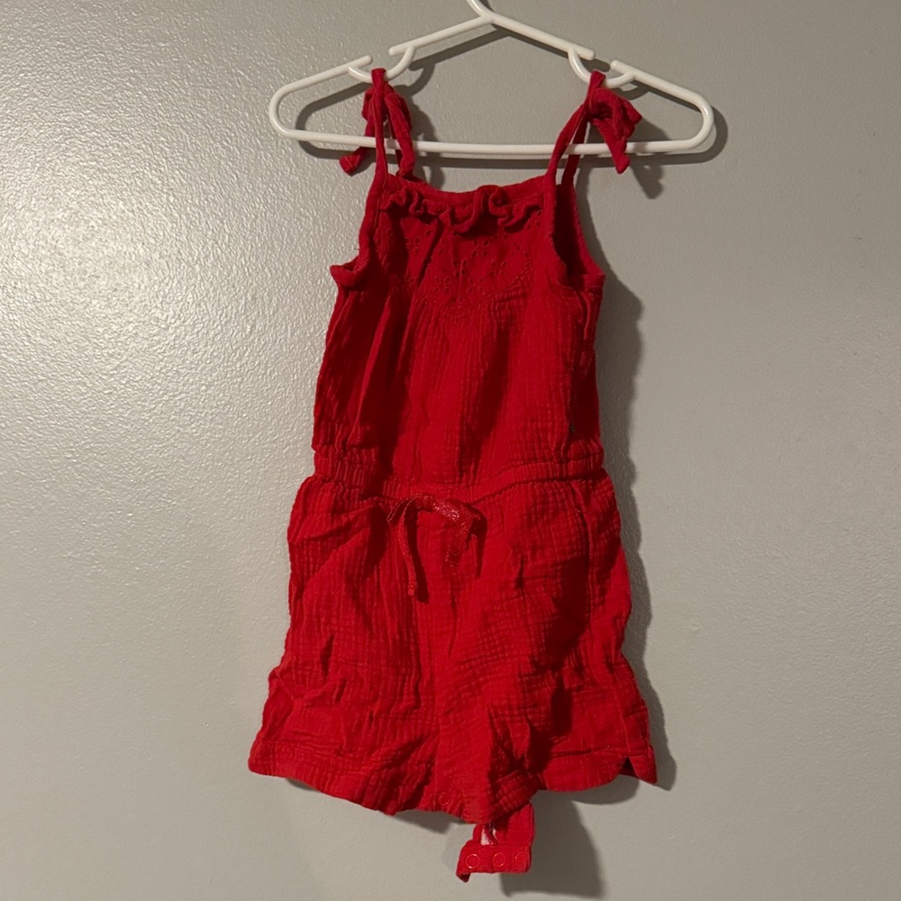 Cat & jack Red Kids Romper